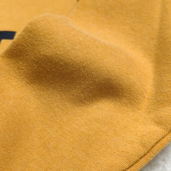 * SOLD * Yellow Detroit Sweatshirt, Boys Size M - Picture 4 of 8